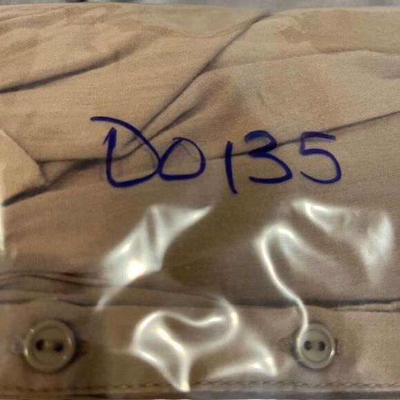 Nili Lotan Miles Blouse in Camel Tan Button Front Collar FOR REPAIR Size Medium - Picture 15 of 15